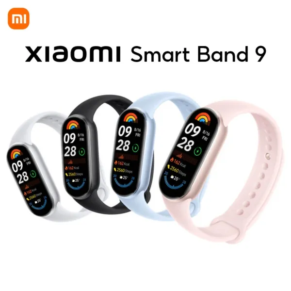 Xiaomi Smart Band 9 เสี่ยวหมี่ สมาร์ทแบรนด์รุ่นใหม่ลาสุด ฟังชั่นเยอะ นาฬิกาออกกำลังกาย นาฬิกาฟิตเนส