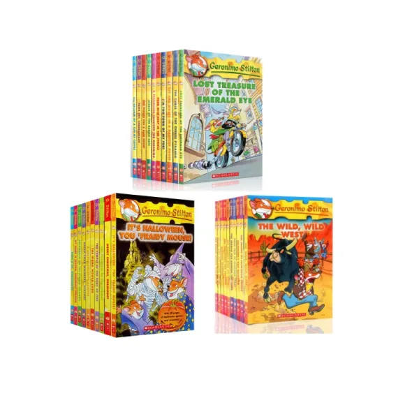 (in stock) Geronimo Stilton 1-10 11-20 21-30 Eng Children's books English story book