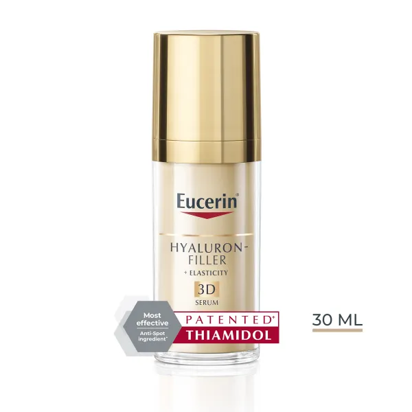 Eucerin HYALURON [HD] RADIANCE-LIFT FILLER THIAMIDOL 3D SERUM 30 ML เซรั่มบำรุงผิวหน้า ลดเลือนริ้วรอย ยกกระชับ
