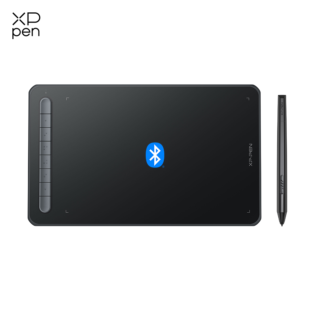 XPPen Deco MW Bluetooth 5.0 การเชื่อมต่อแบบไร้สาย (8 x 5 inches) แท็บเล็ตการวาดภาพกราฟิก กระดานวาดภาพดิจิตอล with X3 Smart Chip Stylus with 8192 Pressure Sensitivity with 8 Efficient Shortcut Keys ...