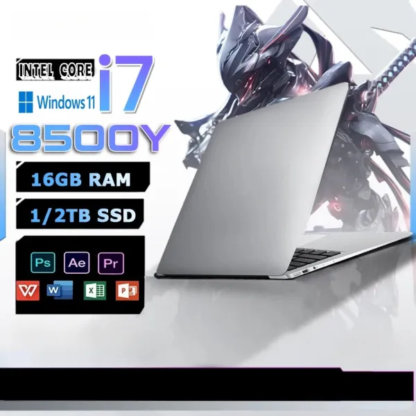 (รับประกัน 3 ปี +COD)ใหม่15.6 "Windows 11 Pro แล็ปท็อปคอมพิวเตอร์ Intel 8500Y/Intel Core i9-8950HK i7/i9 16GB + 1TB แล็ปท็อปสำนักงานคอมพิวเตอร์ปลดล็อคลายนิ้วมือโน๊ตบุ๊ค