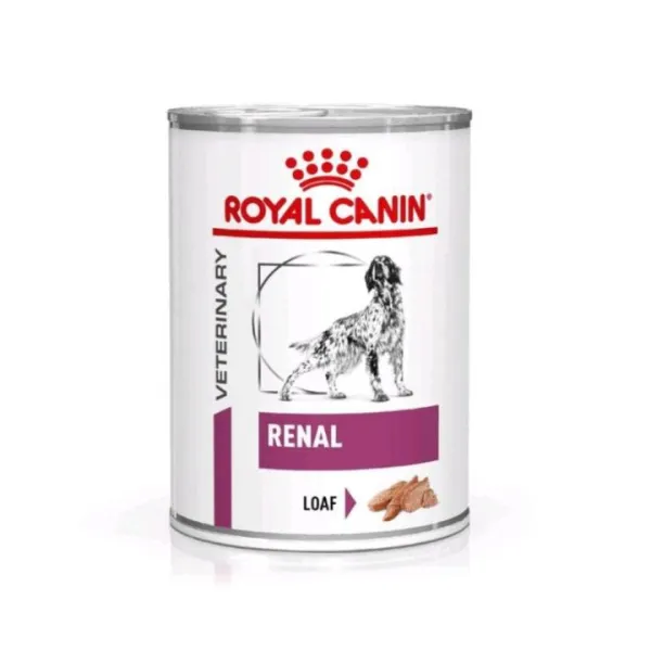 ยกถาด 12 กระป๋อง Royal canin Renal 410g dog อาหารสุนัขโรคไต บำรุงไต