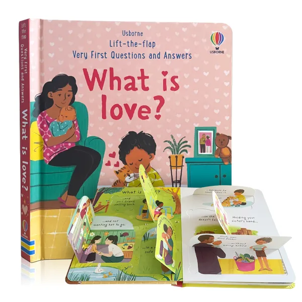 What Is Love Usborne Lift-The-Flap Very First Question​s and​ Answers Activity Book Board Book English Story Book Bedtime Reading Gift Children Book 3D Flap Picture Book หนังสือ หนังสือป๊อปอัพ สามมิติ