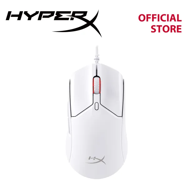 HyperX Pulsefire Haste 2 Gaming Mouse เมาส์มีสาย (White) (6N0A8AA)