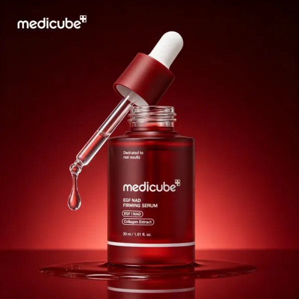 Medicube EGF NAD Firming Serum 30ml: เซรั่มกระชับผิวที่ช่วยป้องกันริ้วรอยและทำให้ผิวเต่งตึง เซรั่มบำรุงผิวหน้าเข้มข้นนี้ผสาน EGF+NAD, เปปไทด์ และคอลลาเจน เพื่อเพิ่มความยืดหยุ่นของผิว ทำให้ผิวเรียบเ...