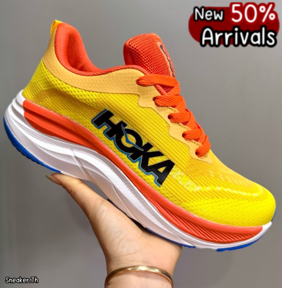 รองเท้าวิ่ง มาใหม่ Ho ka One Skyflow Sz.36-45 Eu มี 14 สี สีดำล้วน ส้นฟนา ใส่สบาย จัดส่งเร็ว มีเก็บปลายทาง V87B110