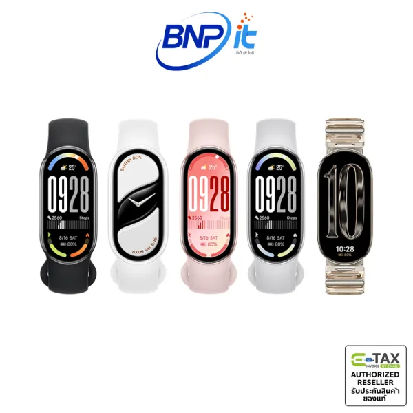 Xiaomi Smart Band 10 หน้าจอ AMOLED | วัดชีพจร SpO₂ | โหมดกีฬา 100+ | กันน้ำ 5ATM แบตอึด