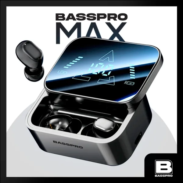 รุ่นใหม่ล่าสุด หูฟัง Bass pro max2 หูฟังบลูทูธ หูฟังไร้สายสาย 5.0 3 สี แท้ 100% เบสหนัก เสียงใส ( bluetooth headphones )