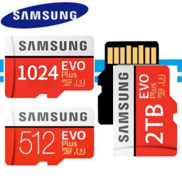 ( Samsung ของแท้ ) EVO Micro SD Card Class10 512GB/1TB/2TB การ์ดหน่วยความจํา ✈ การ์ดหน่วยความจํา ไมโคร sd ความเร็วสูง/โท
