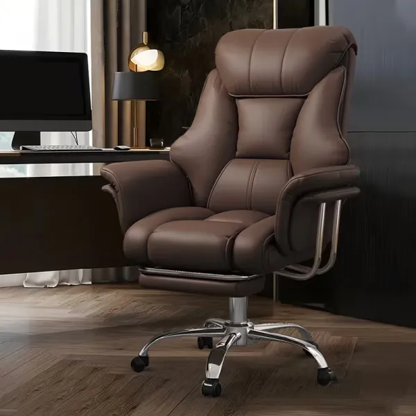 F&G เก้าอี้ เก้าอี้ทำงาน Office Chairs เก้าอี้คอมพิวเตอร์ เก้าอี้ผู้บริหาร พร้อมที่วางเท้า สามารถปรับได้ นุ่มและสะดวกสบาย นั่งนานไม่เหนื่อย