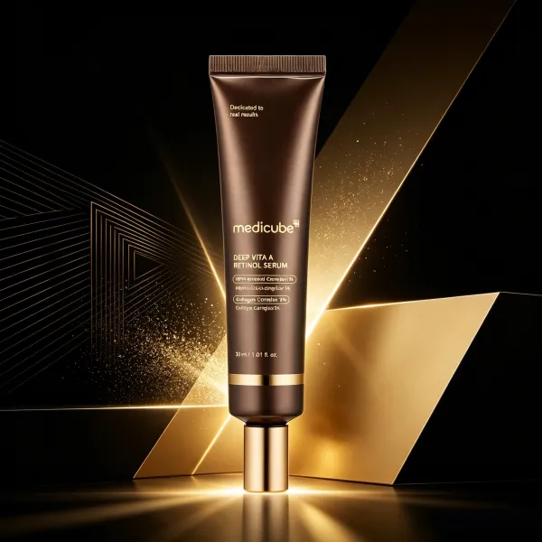 Medicube Deep Revitalizing Bakuchiol Retinol Serum 30ml – เซรั่มบำรุงผิวสูตรอ่อนโยน เหมาะสำหรับผิวแพ้ง่าย ไม่ระคายเคือง มีส่วนผสมของเรตินอลและบาคูชิออล รุ่นที่ 4 จากแบรนด์ K-Beauty