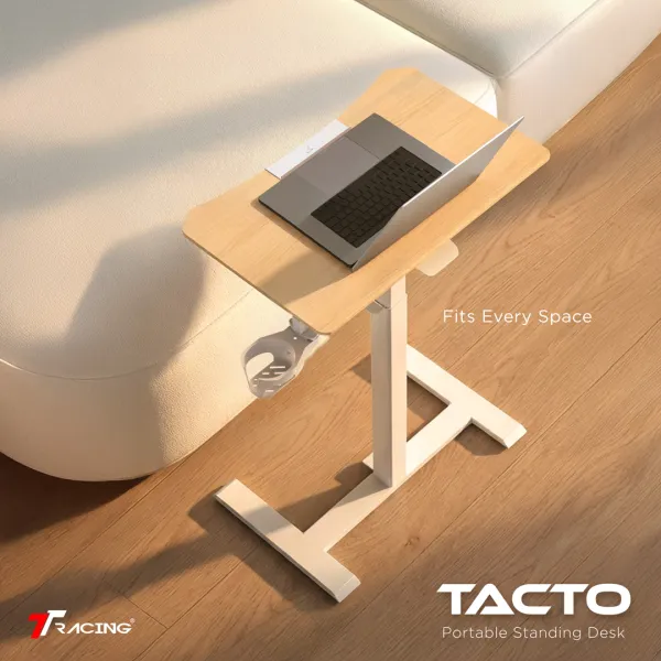 TTRacing TACTO Portable Standing Desk 65x42cm โต๊ะคอมข้างเตียง โต๊ะวางโน้ตบุ๊ก ปรับความสูงได้