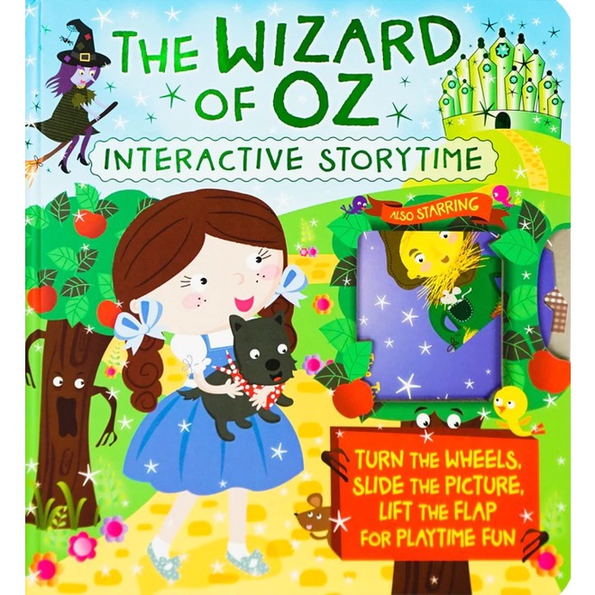 One, Two, Three ! Surprise Boards: The Wizard Of Oz Interactive Storytime หนังสือเด็ก ภาษาอังกฤษ บอร์ดบุ๊ค Board Book #7949 [X]