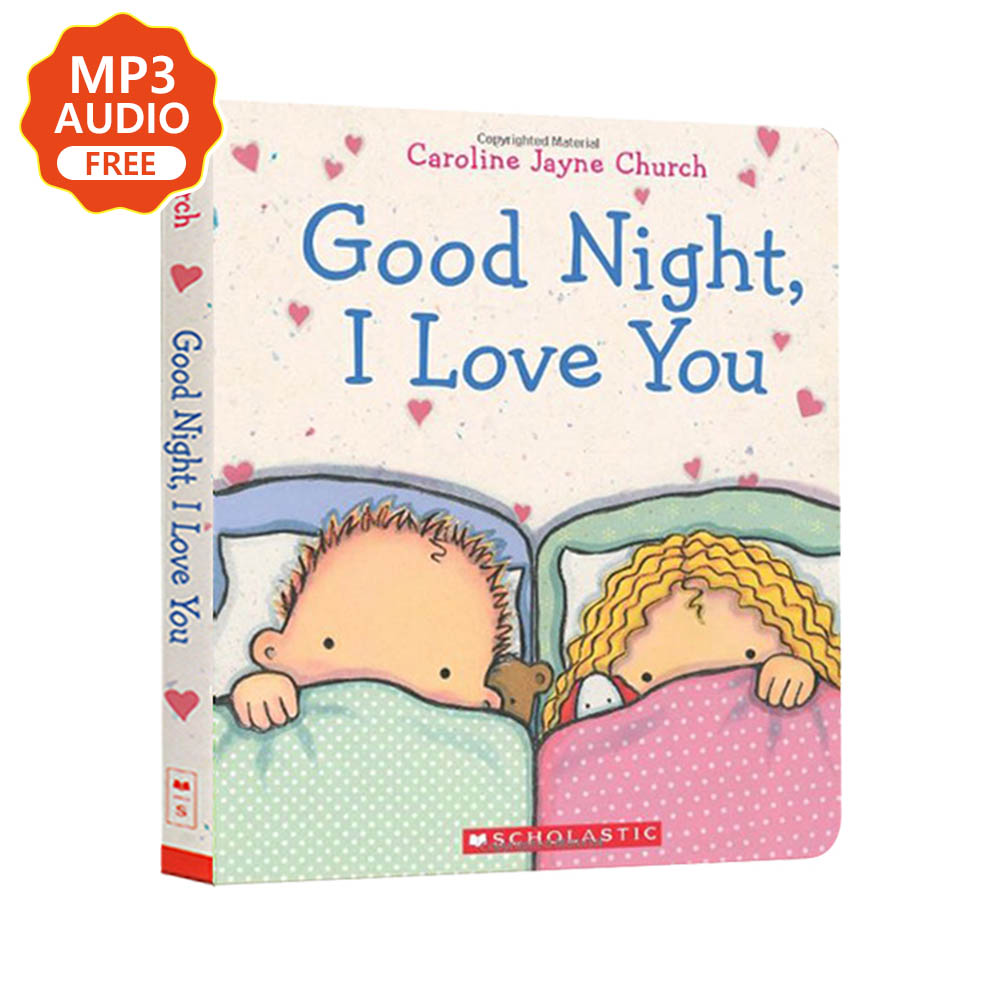 Good Night I Love You Baby Story Book Board Books Hard Cover Children Book Caroline By Jayne Church Picture Book Bedtime Reading Preschool Enlightenment Education Early Learning Materials for Kids ...