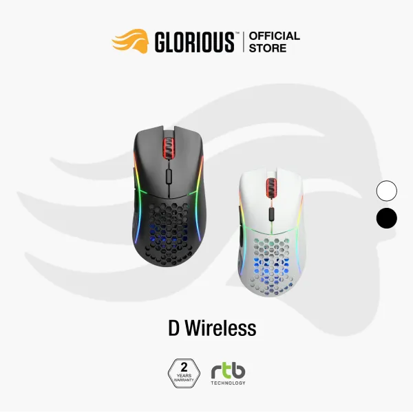 Glorious Model D เมาส์เกมมิ่งไร้สาย Wireless Gaming Mouse