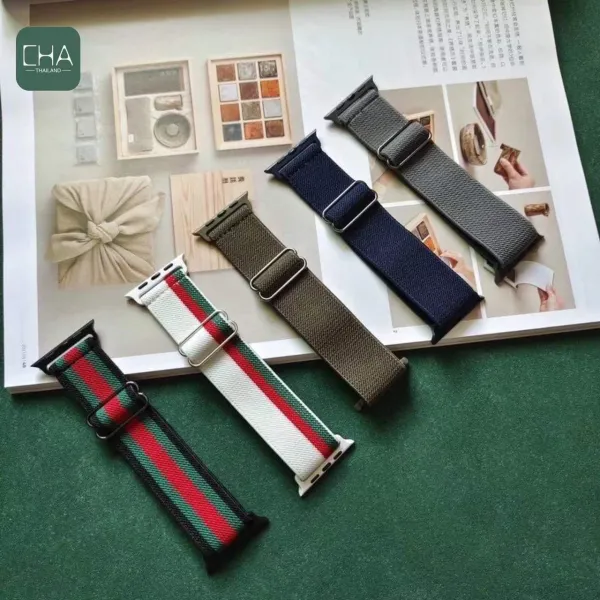 สายสําหรับแอปเปิ้ลวอช สาย i/ watch สาย smart watch สายนาฬิกา สายผ้าไนลอน สายสำหรับ watch 11/10/9/8/7/6/se/5/4//2/1 41MM/45MM 44MM 40MM 45mm49mm