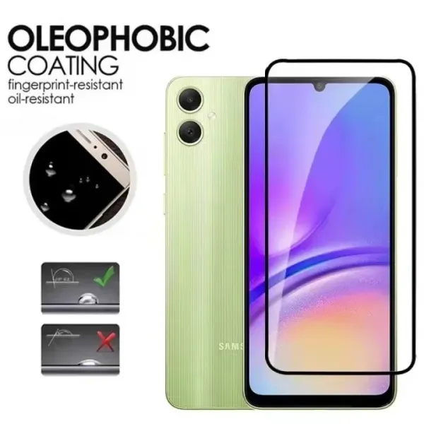 ฟิล์มกระจก ฟิล์มกระจกฟิล์มเต็มจอ Samsung Galaxy A05/ A05S ตรงรุ่น ฟิล์มกระจกกันรอย ฟิล์มหน้าจอ