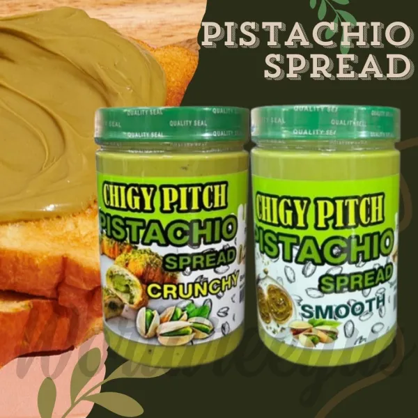 Chigy Pitch Pistachio Spread แยมพิสตาชืโอ มี 2 แบบ น้ำหนัก 500 กรัม สินค้านำเข้าจากมาเลเซีย มีตราฮาลาล