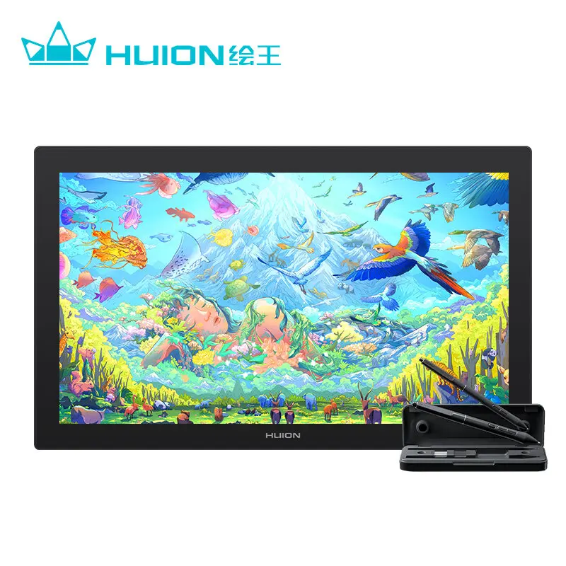 Huion | KAMVAS Pro24 Gen3 แท็บเล็ตสำหรับวาดภาพหน้าจอ 4K GT2402