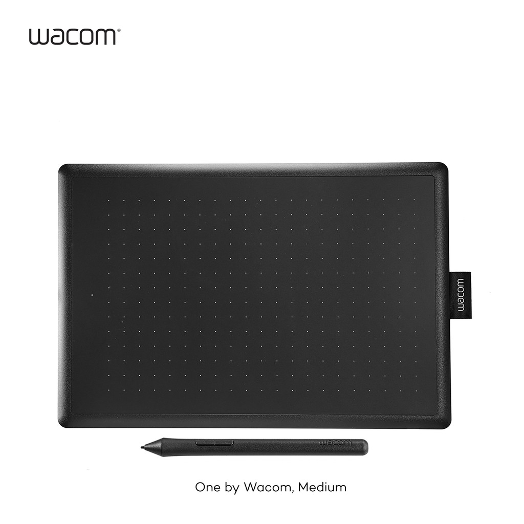 One by Wacom M (CTL-672) แท็บเล็ตพร้อมเมาส์ปากกาสำหรับวาดภาพกราฟฟิก ขนาดกลาง