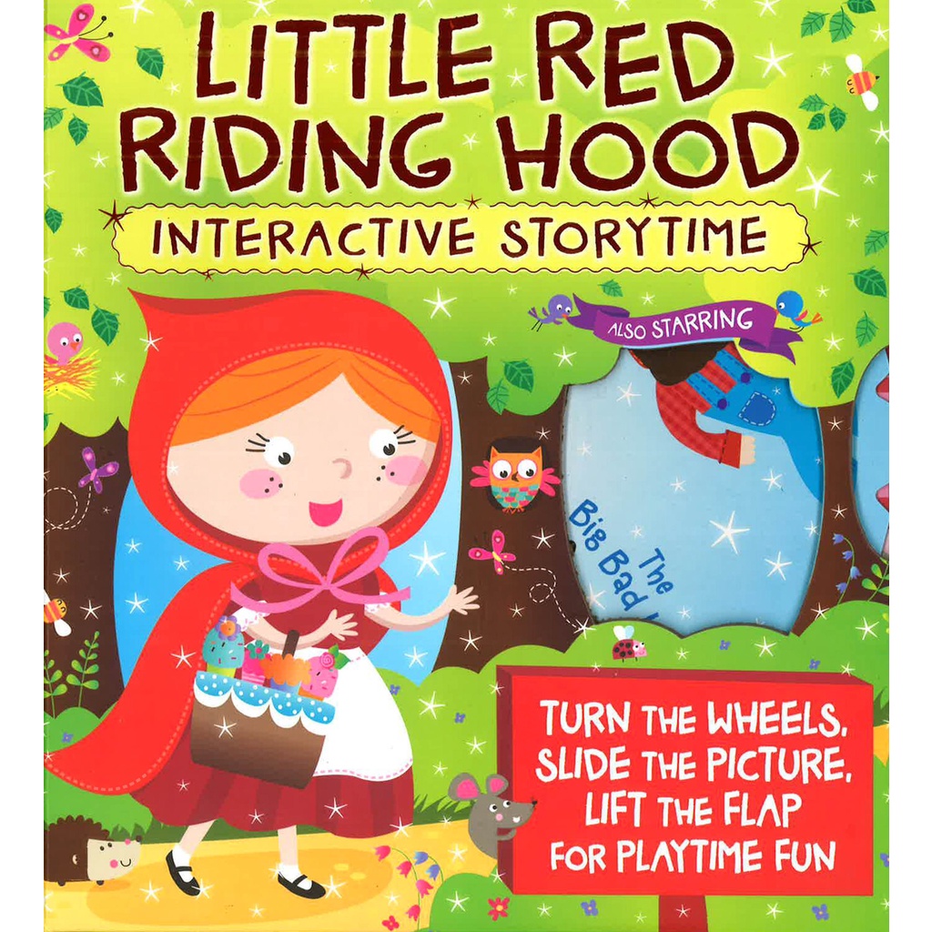 BBW หนังสือเด็ก Surprise Boards: Red Riding Hood Interactive Storytime ISBN: 9781789059854