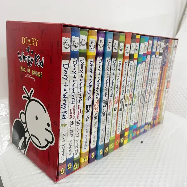 หนังสือเด็กภาษาอังกฤษ Comic Books Diary of A Wimpy Kid Set 25 Books หนังสือ Story Series English Children's Book Novels