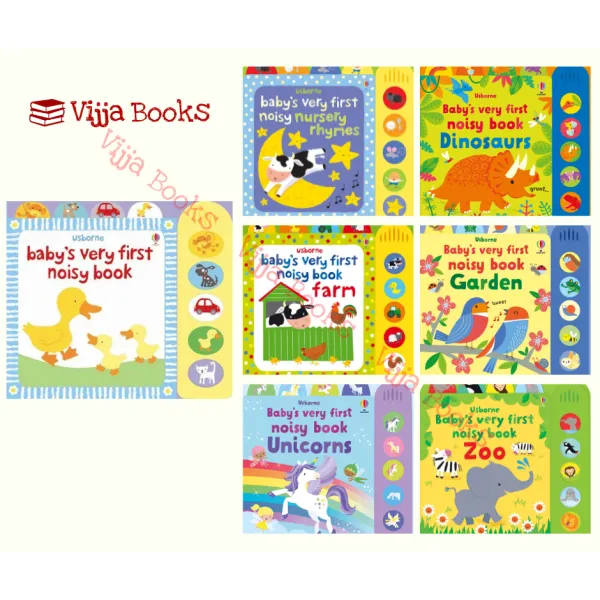 Usborne Baby's Very First Noisy sound Board Book Nursery Rhymes หนังสือเด็ก กดมีเสียง ภาษาอังกฤษ เลือกเล่มได้ [Z]