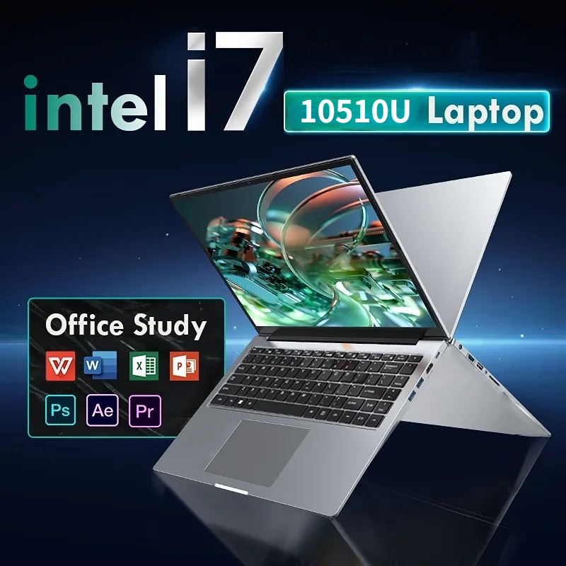 15.6 นิ้ว Gaming Laptop，Intel core i7-10510U， ติดตั้ง Windows 11 + MSOffice ฟรีคีย์บอร์ดแบ็คไลท์รับประกัน 2 ปี