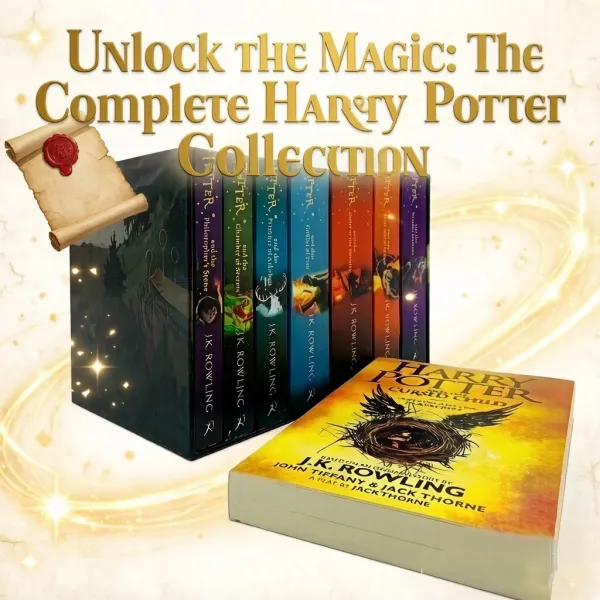 (8 Books) Harry Potter English Collection's Books Set Children's Book