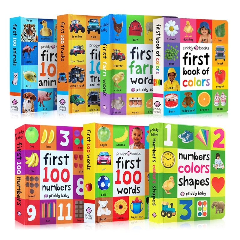 First 100 Words/Animals/Trucks/Numbers/Colors and Thing That Go หนังสือภาษาอังกฤษ หนังสือเด็กภาษาอังกฤษ หนังสือนิทานภาษาอังกฤษ ศัพท์ภาษาอังกฤษ English Words Picture Board Book Picture Story Book Mo...