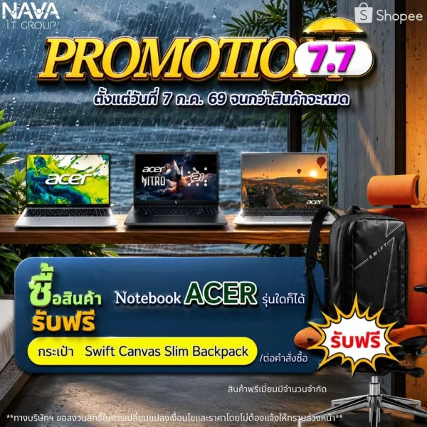 ACER Notebook (โน๊ตบุ๊ค) Aspire Lite 15 AL15-54P-56RK / 46P-R77X / Aspire Lite 16 AL16-71P-506A