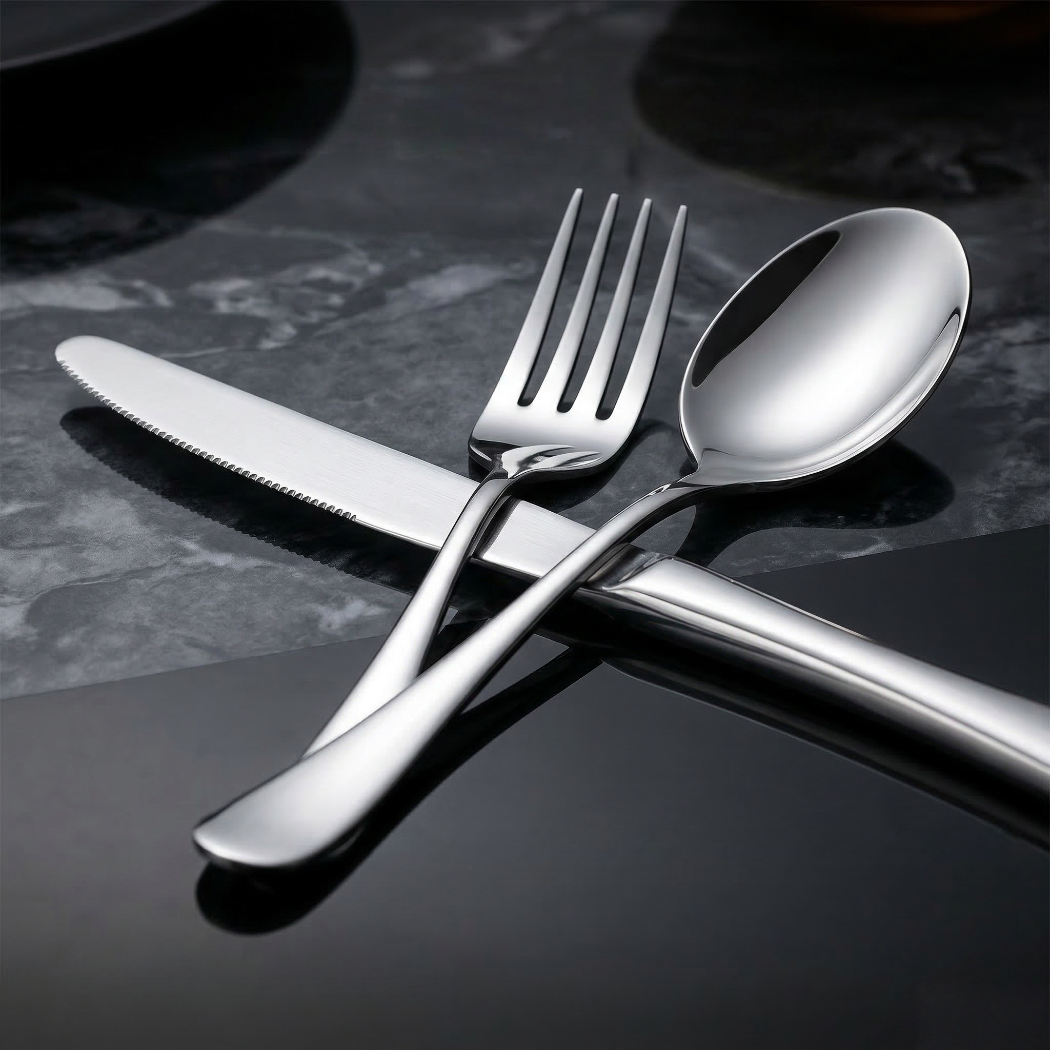 ชุดมีดสแตนเลส,ชุดช้อนส้อม,ช้อนทานของหวาน,ส้อมและช้อน,มีดและส้อม,ช้อน,ชุดมีดส้อมและช้อน,ส้อมสำหรับบ้านมีดสแตนเลส4ชิ้น,ชุดช้อนส้อมหนา,ช้อนกินข้าว,อุปกรณ์ครัว,ชุดเครื่องครัว