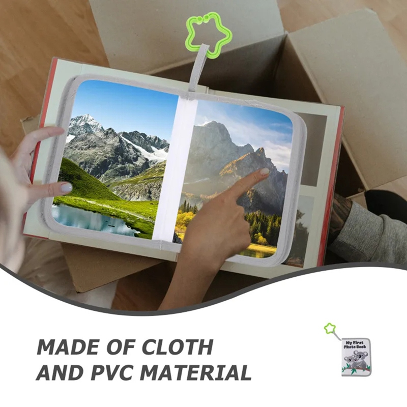 Baby Photo Album Book Soft Cloth Newborn Picture Book First Year Toddler Photo Book Kids Photo Memory Book Record Baby