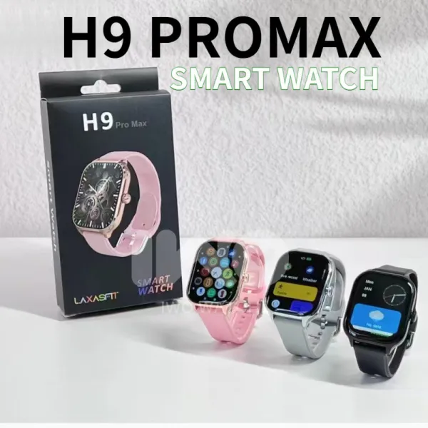 Series 10 Pro Max สมาร์ทนาฬิกาบลูทูธ Voice Call Fitness Tracker Heart Rate Monitor H9 Pro Max สมาร์ทนาฬิกาสําหรับ Android IOS ผู้ชายผู้หญิง