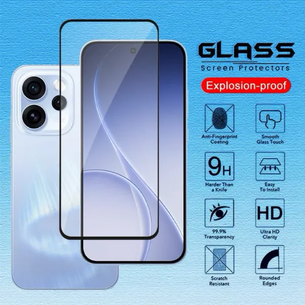 ฟิล์มเต็มจอ สำหรับ Oppo Reno15 Reno15F Reno15Pro Reno15Pro Max ฟิล์มกันกระแทก ฟิล์มกันรอย ฟิล์มกระจกนิรภัย HD