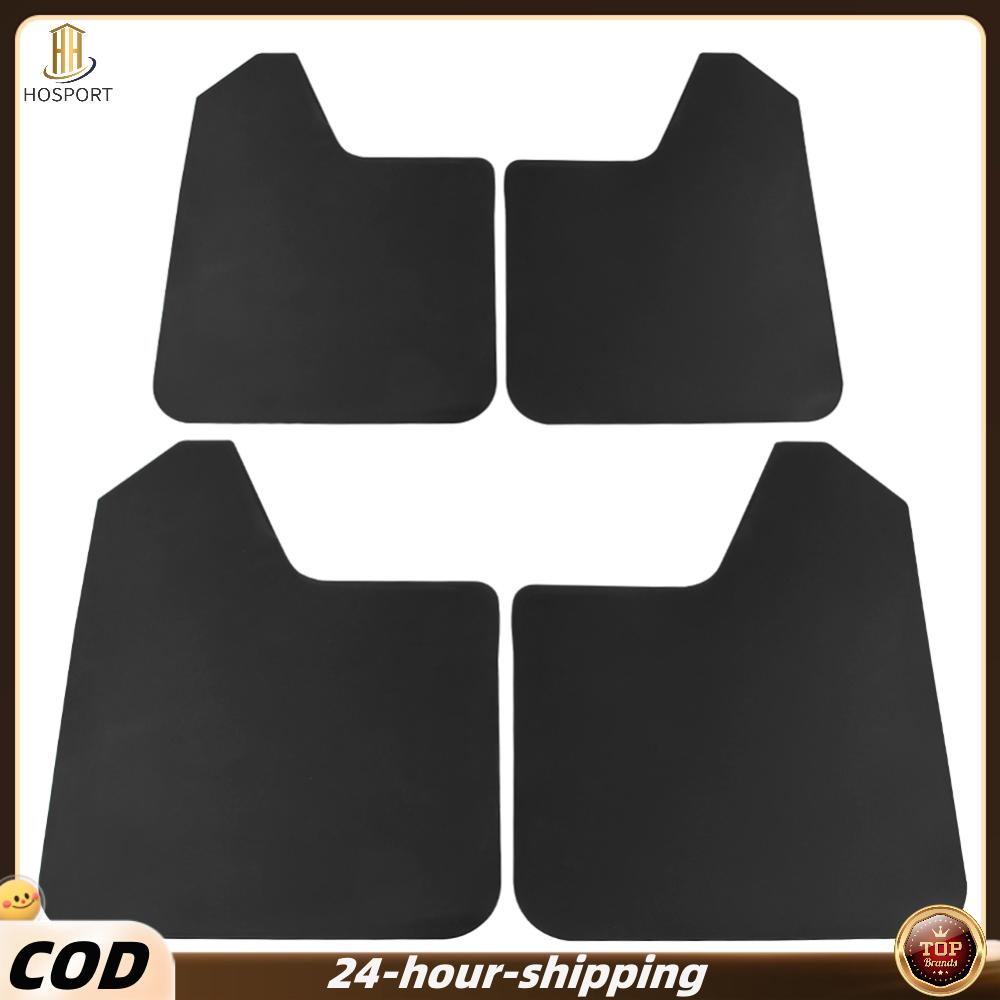 【HOSPORT】4 ชิ้นรถ SUV รถกระบะ Van Mud Flaps Mudguards ด้านหน้าด้านหลัง Fender Splash Guards