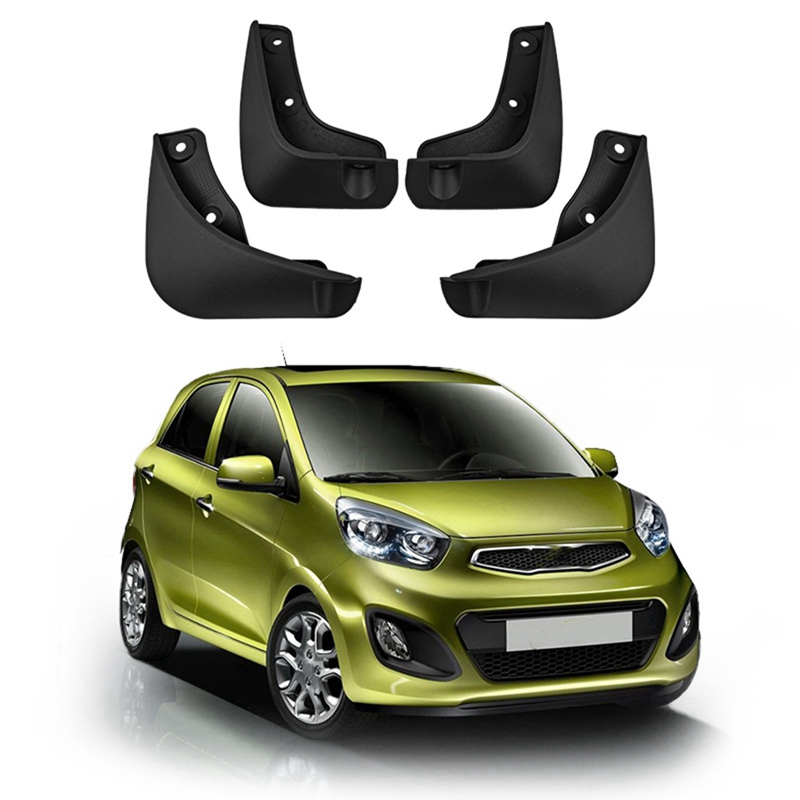 4Pcs Car Mud Flaps for Picanto 2011-2018 Mudguards Mud Guard Flap Splash Flaps Accessories