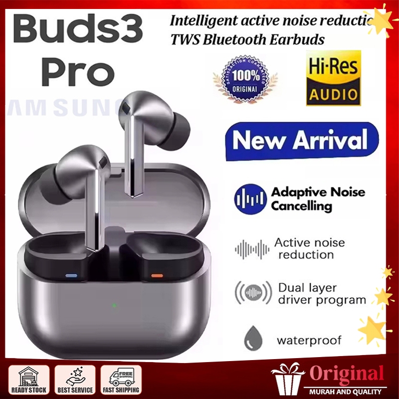 Samsung Galaxy Buds 3 Pro หูฟังไร้สาย บลูทูธ 5.4 AI ตัดเสียงรบกวนอัตโนมัติ ประกันศูนย์ Samsung 1ปี