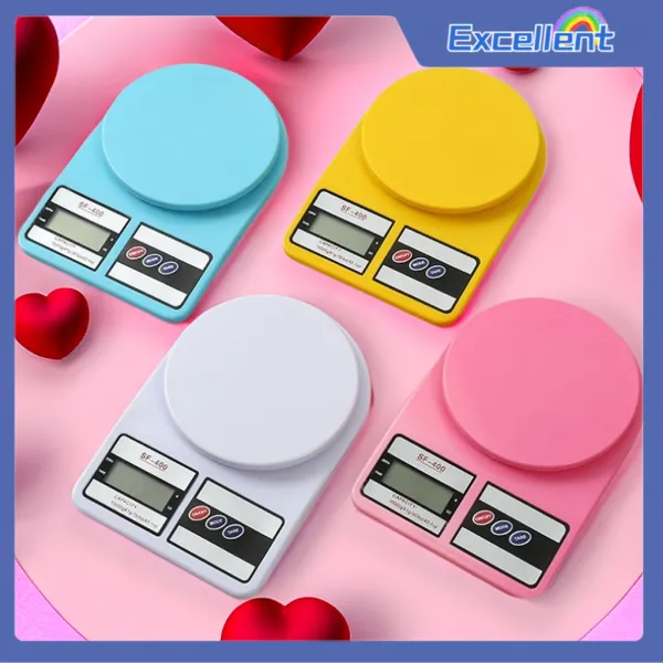 เครื่องชั่งอิเล็กทรอนิกส์สําหรับอาหาร ตราชั่งดิจิตอล มีหลายสีให้เลือกเค รื่องชั่งอาหาร 10kg เครื่องชั่งน้ำหนักดิจิตอล ชั่งอาหาร เครื่องชั่งดิจิตอล.