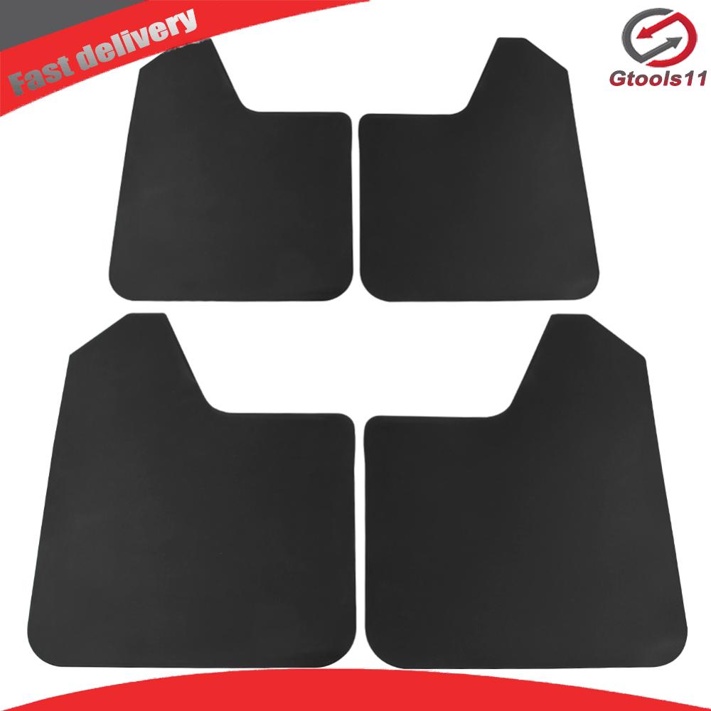 4 ชิ้นรถ SUV รถกระบะ Van Mud Flaps Mudguards ด้านหน้าด้านหลัง Fender Splash Guards