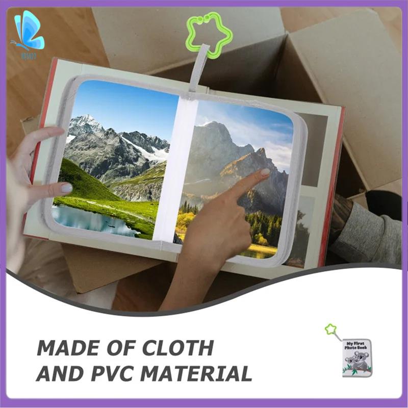 Baby Photo Album Book Soft Cloth Newborn Picture Book First Year Toddler Photo Book Kids Photo Memory Book Record Baby