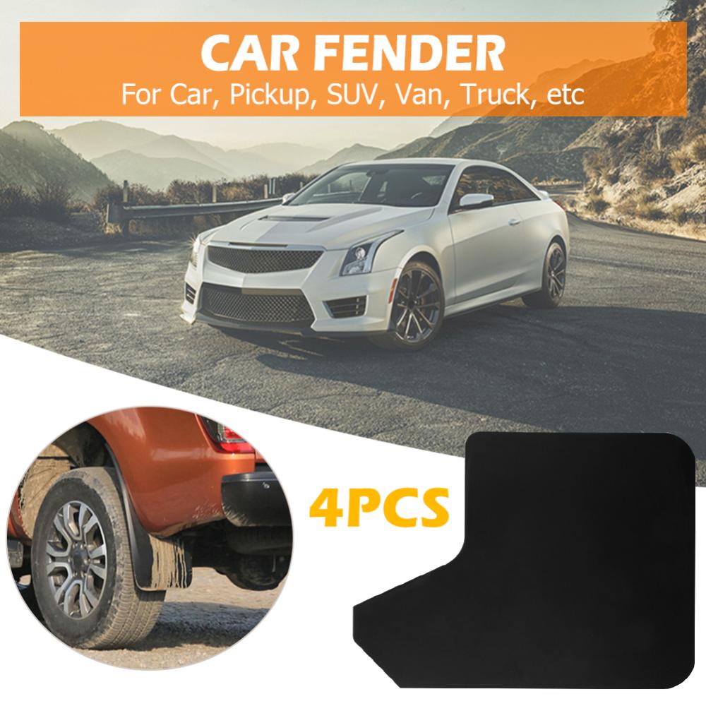 【New Arrival】 4 ชิ้นรถ SUV รถกระบะ Van Mud Flaps Mudguards ด้านหน้าด้านหลัง Fender Splash Guards