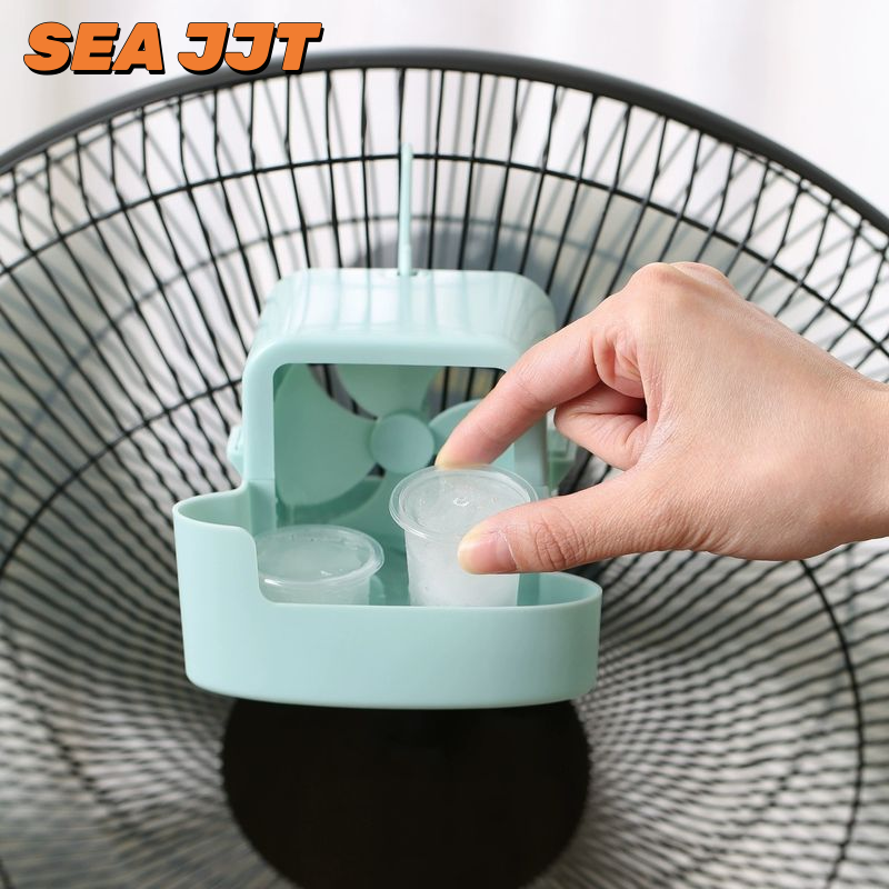 SEA JJT น้ำแข็งก้อนทำความเย็นใช้ในครัวเรือน Kipas Angin Lantai JJT ติดพัดลมทำความเย็นแบบไม่มีหมัดสำหรับทำความเย็นในทะเล