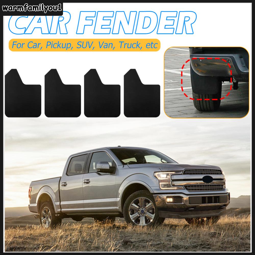 【New Arrival】 4 ชิ้นรถ SUV รถกระบะ Van Mud Flaps Mudguards ด้านหน้าด้านหลัง Fender Splash Guards