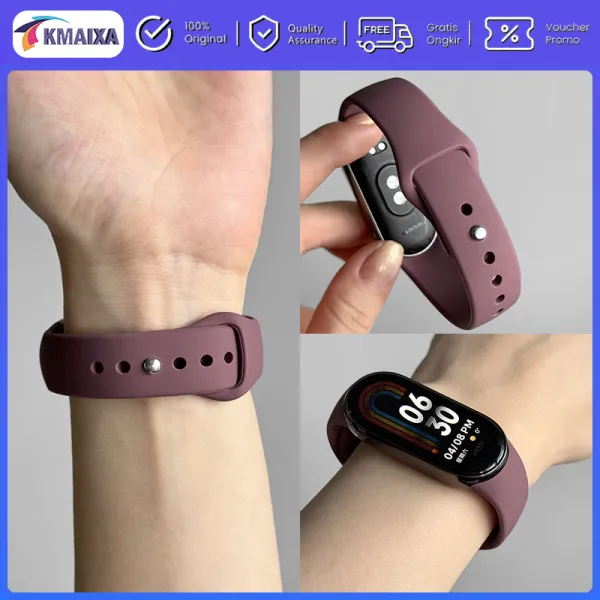 สายซิลิโคนกีฬาอ่อนสำหรับ for Smartwatch Xiaomi Mi Band 10 9 8 NFC สายยาง สำหรับ for Mi Band 10 9 8