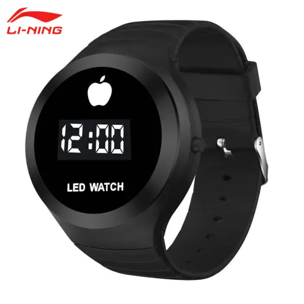 Li-Ning สมาร์ทวอทช์ SmartWatch นาฬิกา LED ปุ่มส่องสว่างใหม่สำหรับกีฬากลางแจ้งและแนวโน้มแฟชั่น