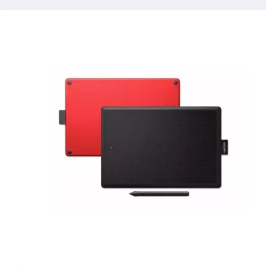 Wacom CTL 472แท็บเล็ตวาดรูปกราฟิกแผ่นแท็บเล็ตแรงดัน2048ขนาดเล็กขนาด Wacom CTL-472 (สีดำและสีแดง)