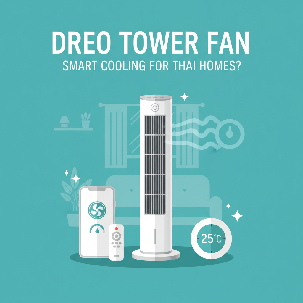 Dreo Tower Fan Review: Thailand's Smart Cooling Solution?