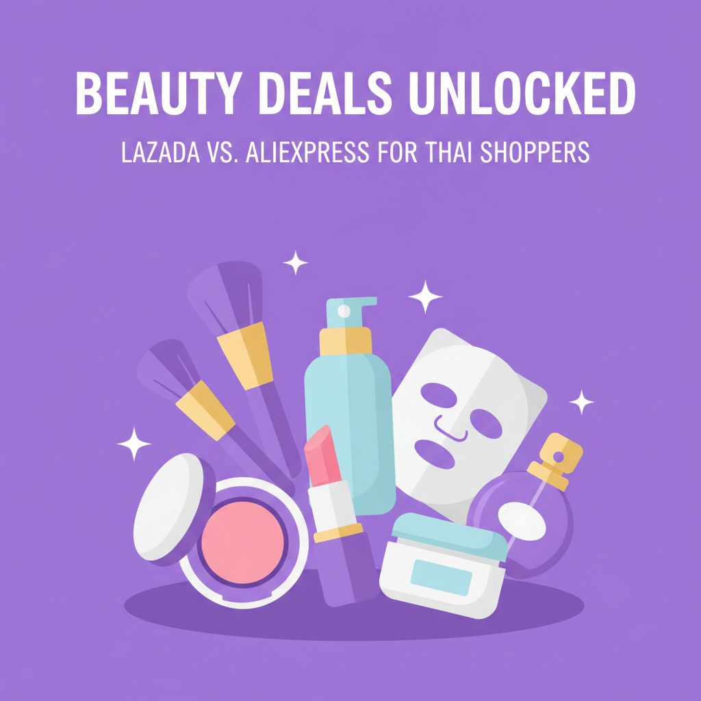 Lazada vs AliExpress: Beauty & Skincare in Thailand