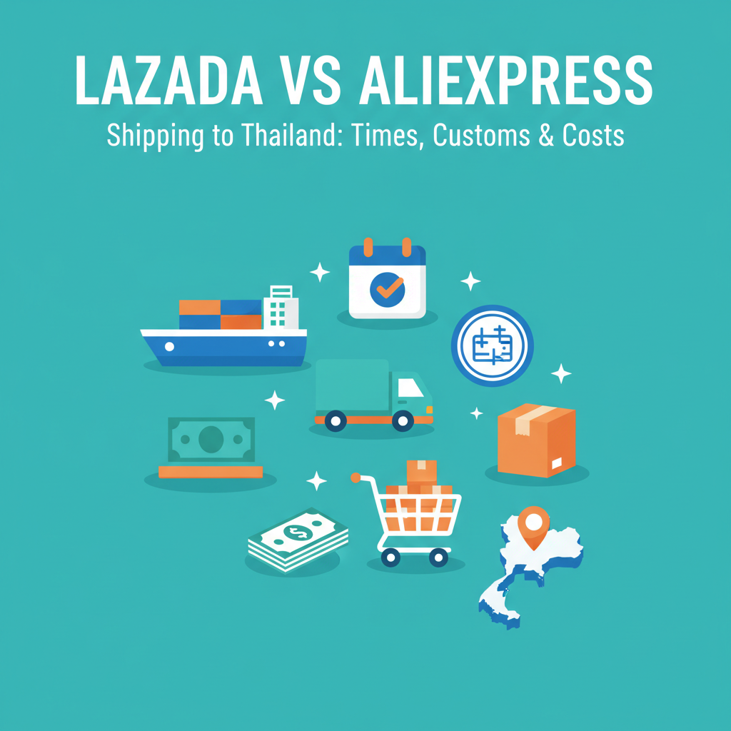 Lazada vs AliExpress Shipping Thailand: Times, Customs & Costs